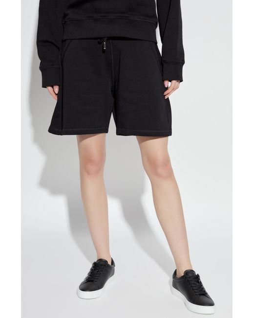 DSquared² Blue Logo Detailed Drawstring Shorts