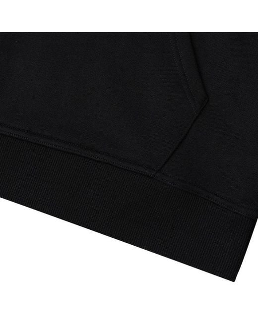 Burberry Black Logo Cotton Hoodie