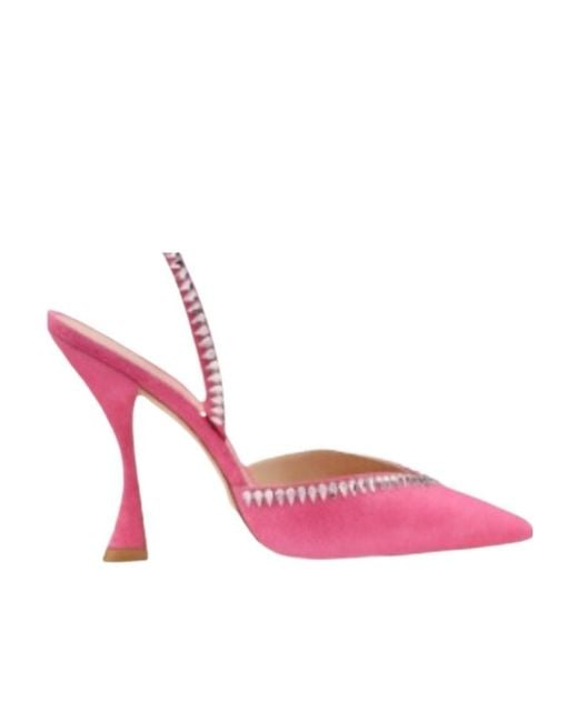 Stuart Weitzman Pink Gmct 100Mm Pointed Pumps