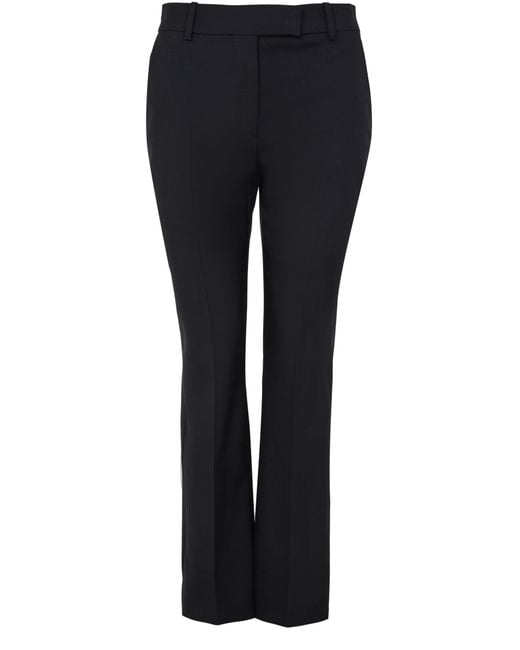 McQueen Black Straight Pants