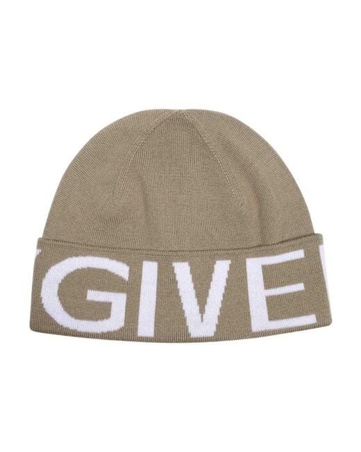 Givenchy Natural Logo Woolen Cap for men