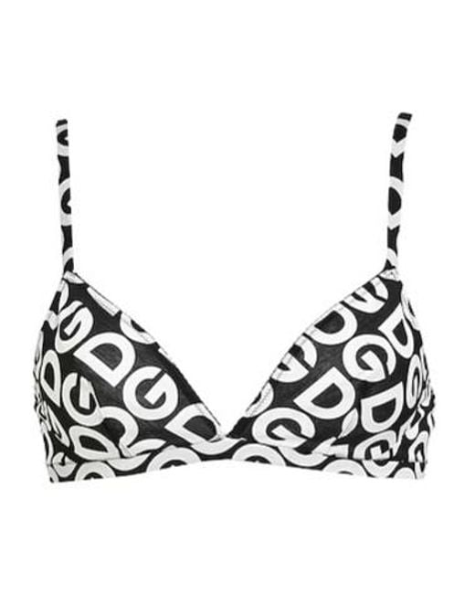 Dolce & Gabbana Black Lace Panel Top