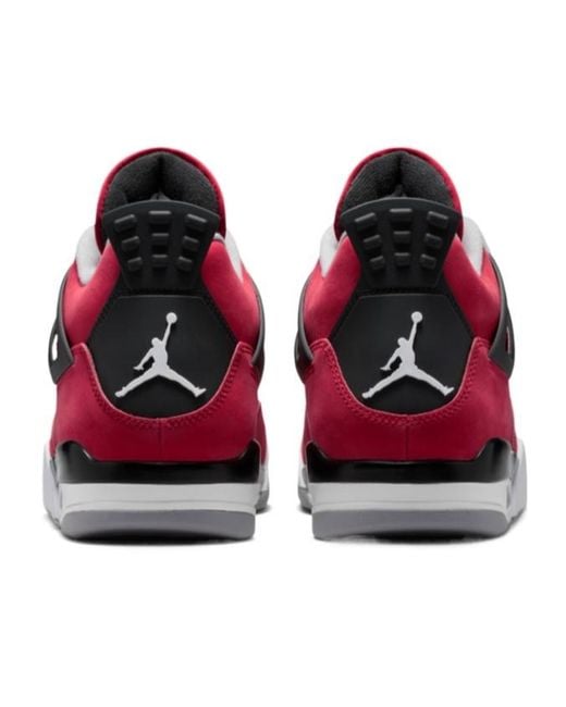 Nike Red Air Jordan 4 Sneakers for men