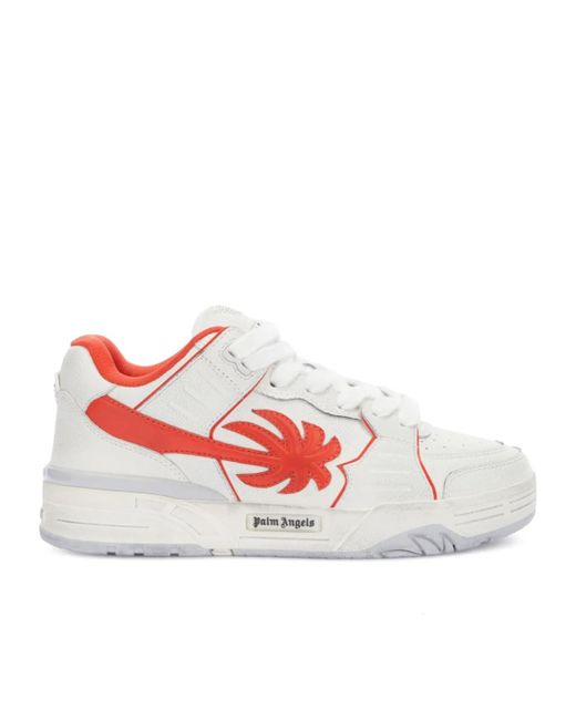 Palm Angels White Venice Worn Out Trainers for men