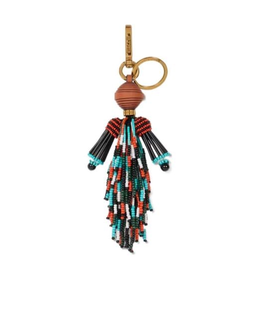 Etro White Charm With And Fringing
