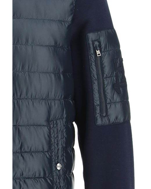 Herno Blue Down-Padded Bomber Jacket for men