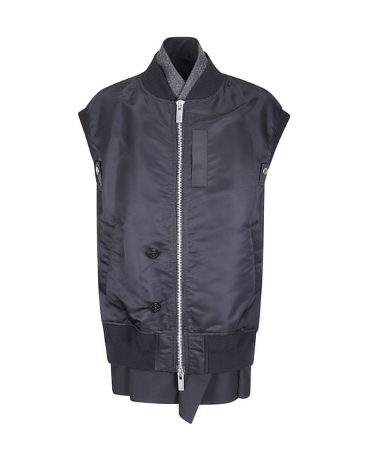 Sacai Blue Suiting Vest