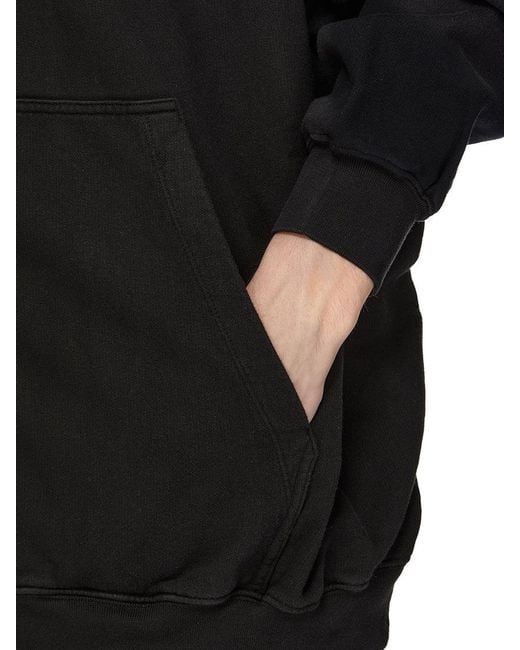 Rick Owens Black Mountain Hun Hoodie for men