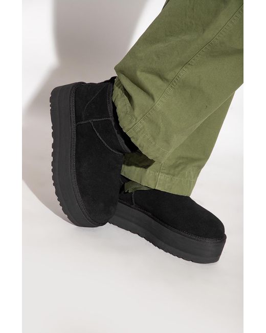 Ugg Black Classic Ultra Mini Platform Boots