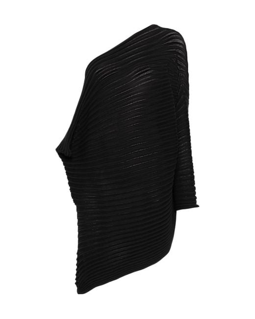 Issey Miyake Black Stream Top