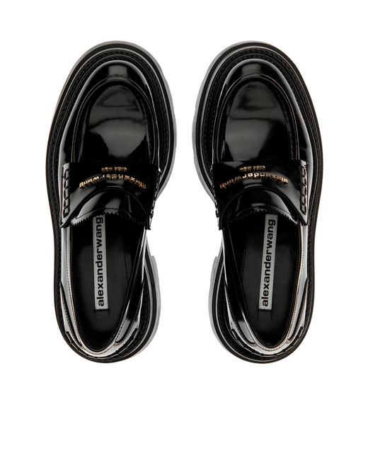 McQueen Black Carter Platform Shoes