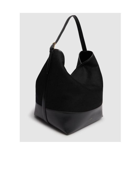 Totême  Black Logo Shoulder Bag