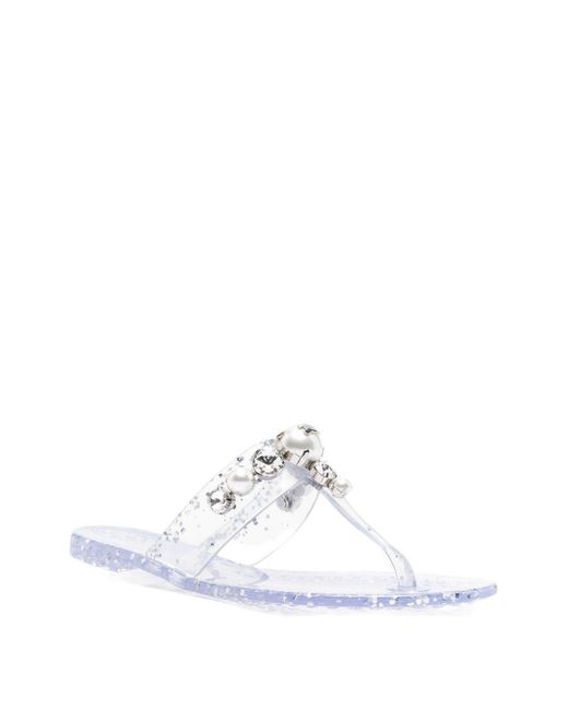 Casadei White Flip-Flops Sandals