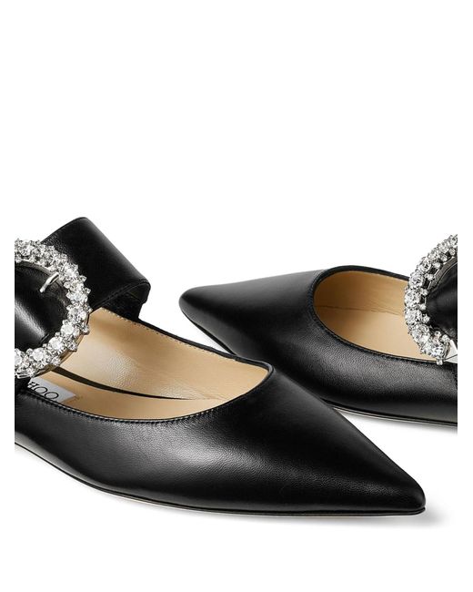 Jimmy Choo Black Melva Ballerinas