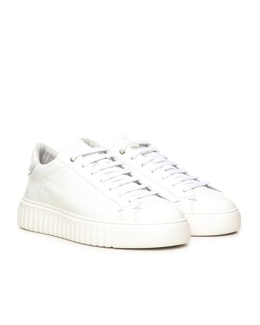 Giuliano Galiano White Mars Low-Top Sneakers for men