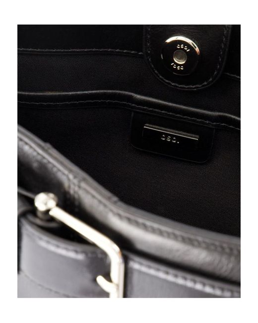 OSOI Black Brocle Shoulder Bag