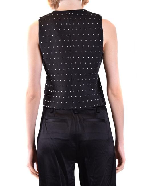 MICHAEL Michael Kors Black Sleeveless Vest