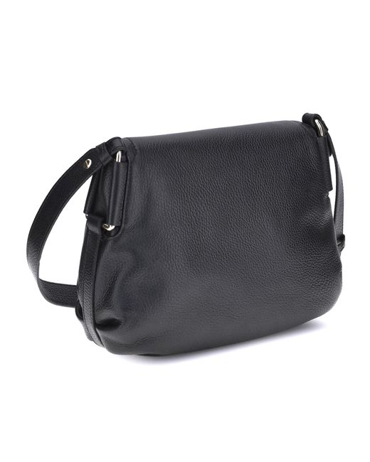 Coccinelle Blue Logo Printed Shoulder Bag