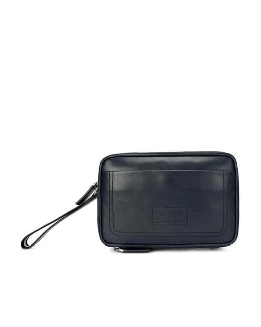 Bally Blue Logo Hand-Held Bag for men