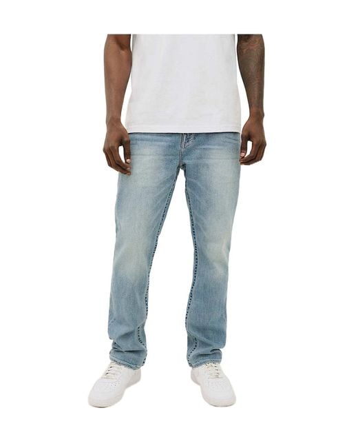 True Religion Blue Belt-Loop Jeans for men