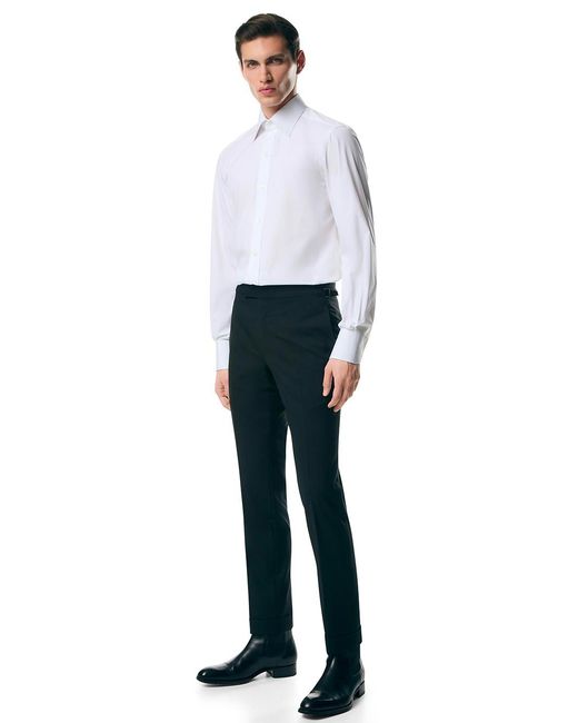 Tom Ford White Long-Sleeved Shirt for men