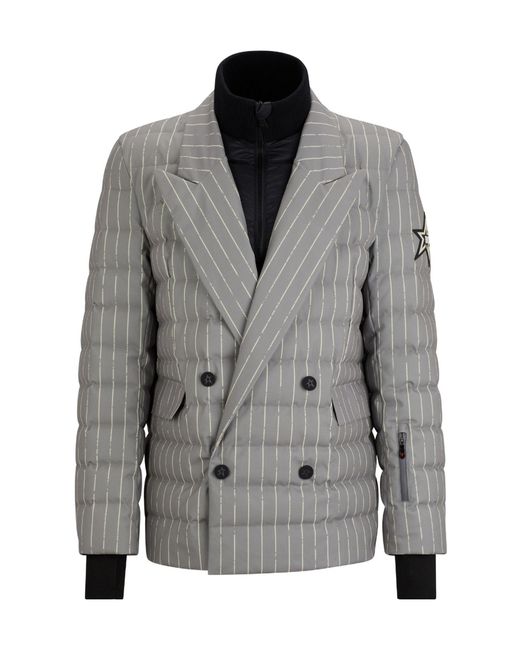 Boss Gray Ski Jacket for men