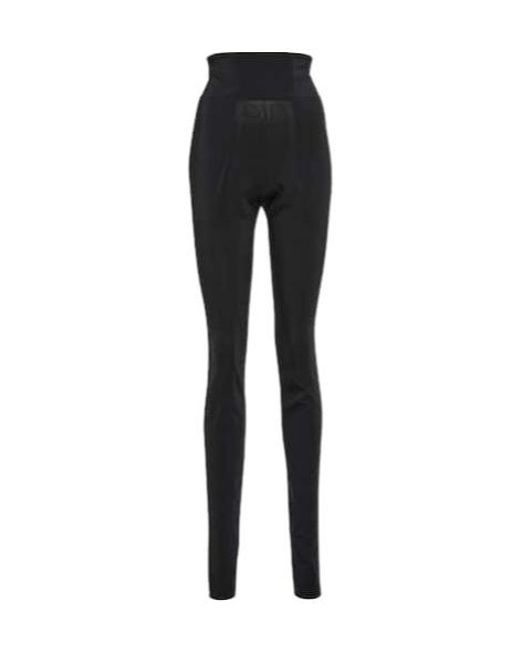 Nensi Dojaka Black Crêpe High-Rise Skinny Pants