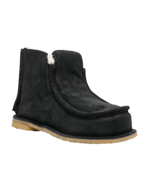 J.W. Anderson Black Round Head Snow Boots