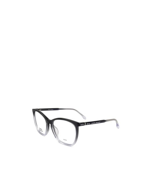 Isabel Marant Metallic Rectangle Frame Glasses
