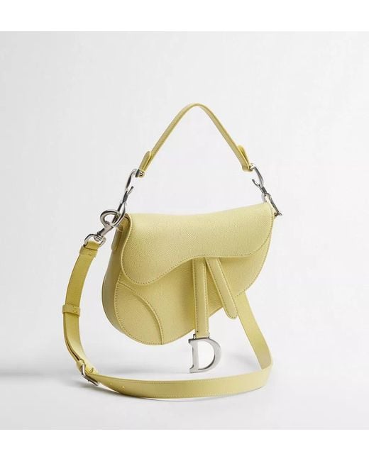 Dior Metallic Small Saddle Bag With Strap