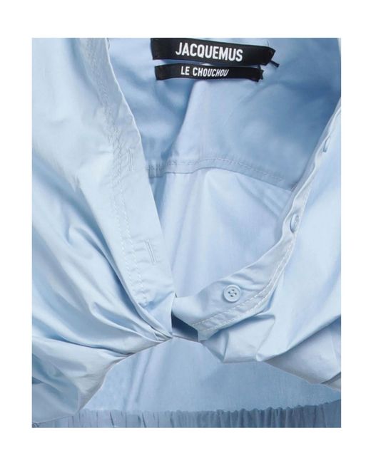 Jacquemus Blue Solid Colour Shirts