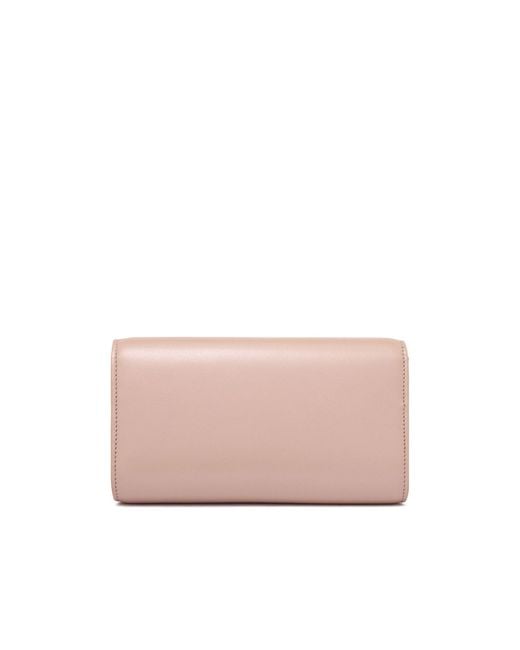 Christian Louboutin Pink Studded Leather Wallet