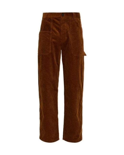 Isabel Marant Brown Casual Trousers With Belt Loops for men