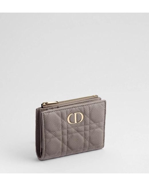 Dior Gray Zipper Wallet