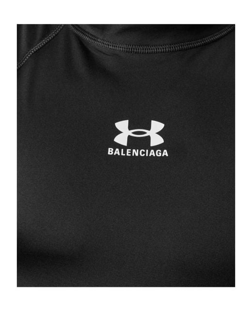 Balenciaga Black X Under Armour Logo T-Shirt for men