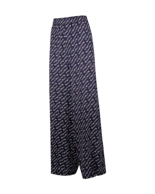 KENZO Blue Verdy Pajama Pants