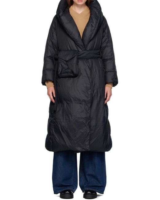 Canada Goose Black Hooded Padded Coat