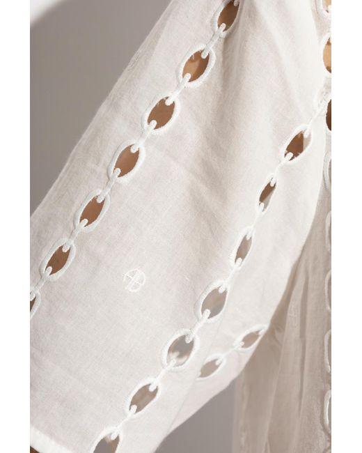 Anine Bing White Top 'Lincoln'