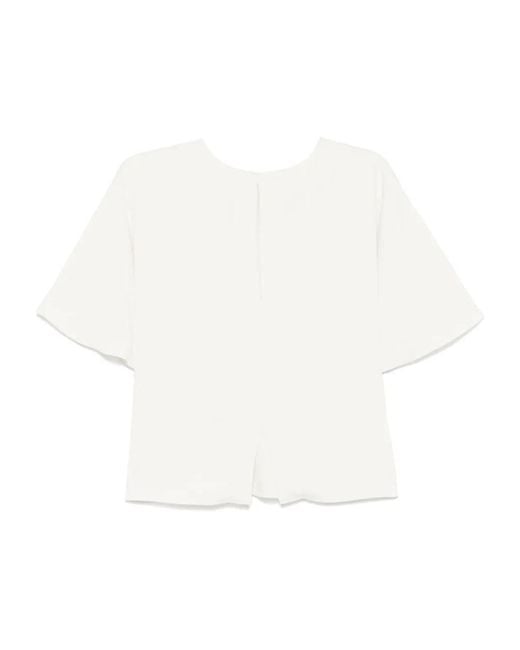 P.A.R.O.S.H. White Slit Detailed Top