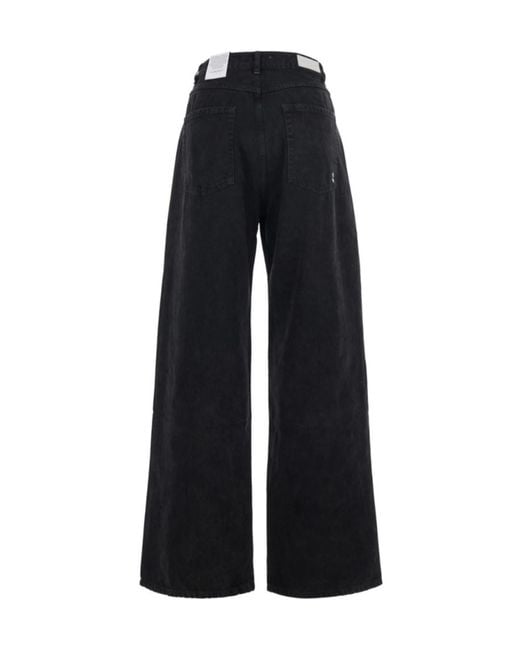 ICON DENIM Black Belt-Loop Jeans