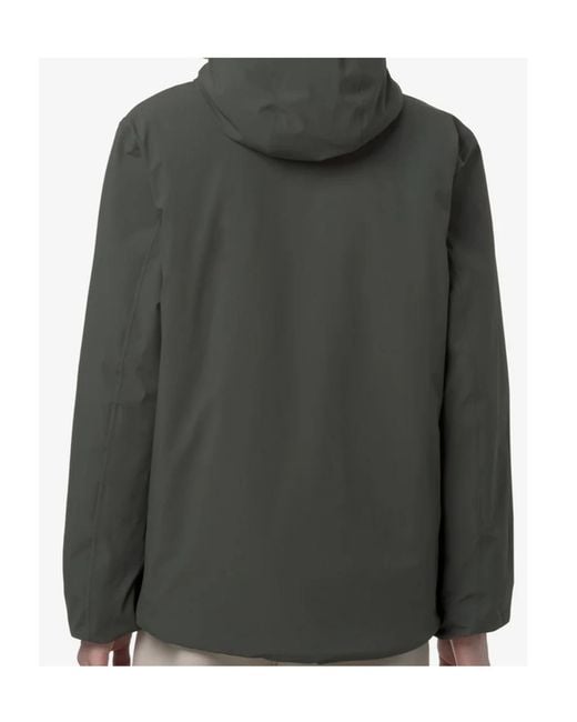 K-Way Green Jack St Warm Reversible Jacket for men