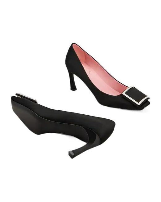 Roger Vivier Black Trompette Pumps