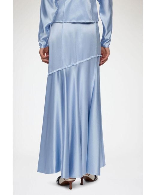 Ganni Blue Long Skirt
