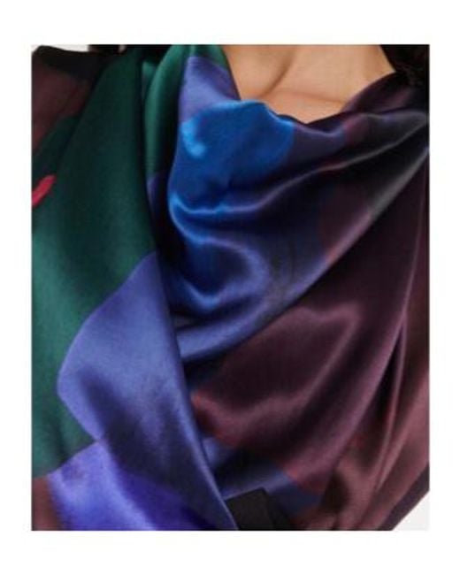 Roksanda Multicolor Printed Self-Tie Silk Top
