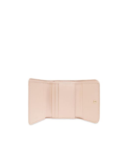 Chloé Natural Chloé Sense Small Tri-Fold Wallet