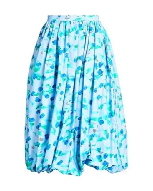 Marni Blue Button-Patterned Dress