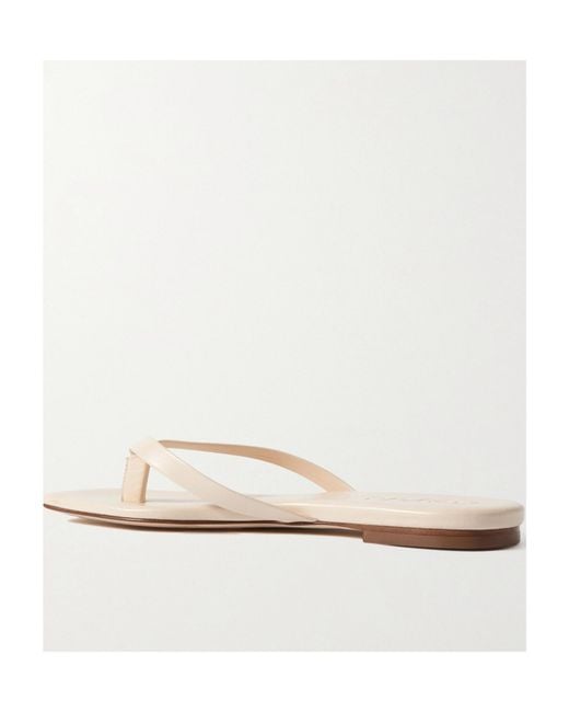 Aeyde White Renee Square-Toe Sandals