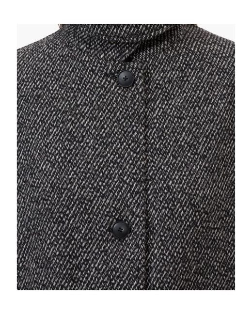 Closed Gray Short Mouliné Coat