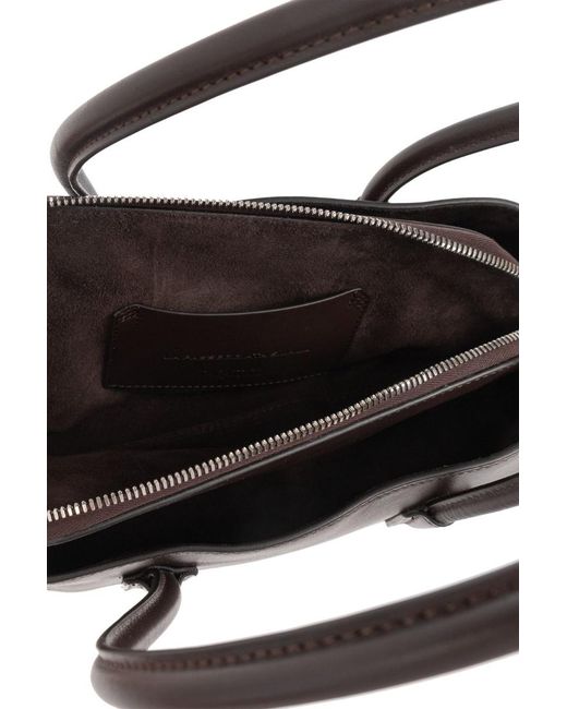 The Attico Black The La Passeggiata Small Top Handle Tote Bag