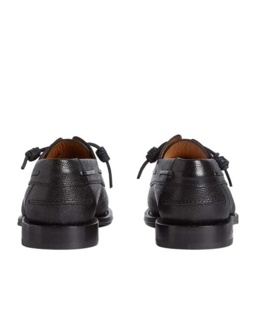 DSquared² Black Neoclassic Boat Shoes for men